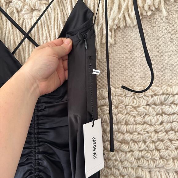 NWT: Jason Wu Ruched Midi Dress - Picture 6 of 9